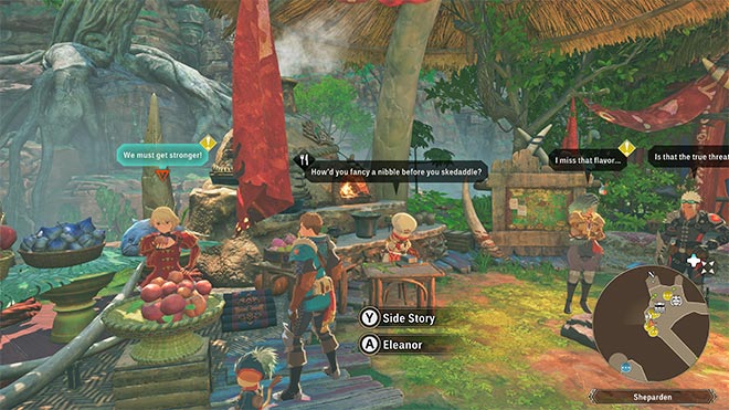 Side stories are additional storylines centered around the protagonist and their fellow Rangers.<br />With side stories spotlighting each of the protagonist's friends, you can get to know them more deeply.<br /><br />In addition, by completing side stories you can gain a variety of benefits for party gameplay, such as rewards useful in progressing the game, new weapons or Monsties for the Rangers, or the strengthening of their unique skills.