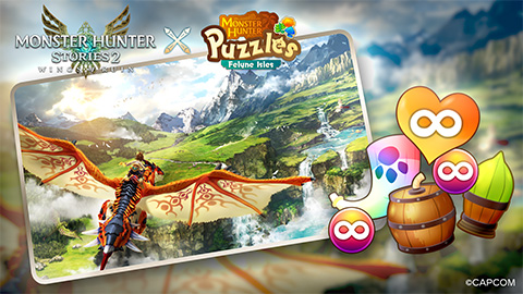 MH Stories x MH Puzzles Collaborations! Log in to obtain in-game items and wallpapers!
